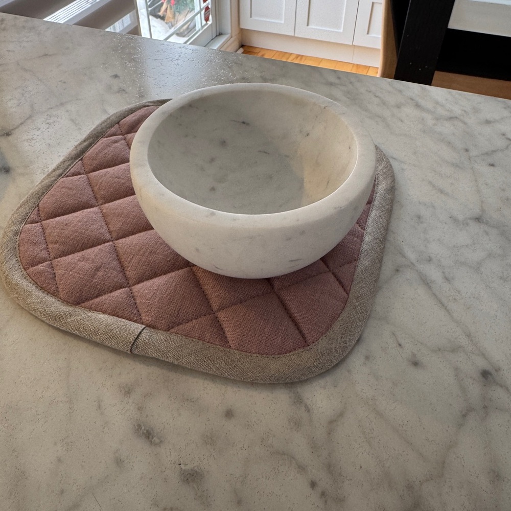 Be home Small White Marble Bowl (Second)